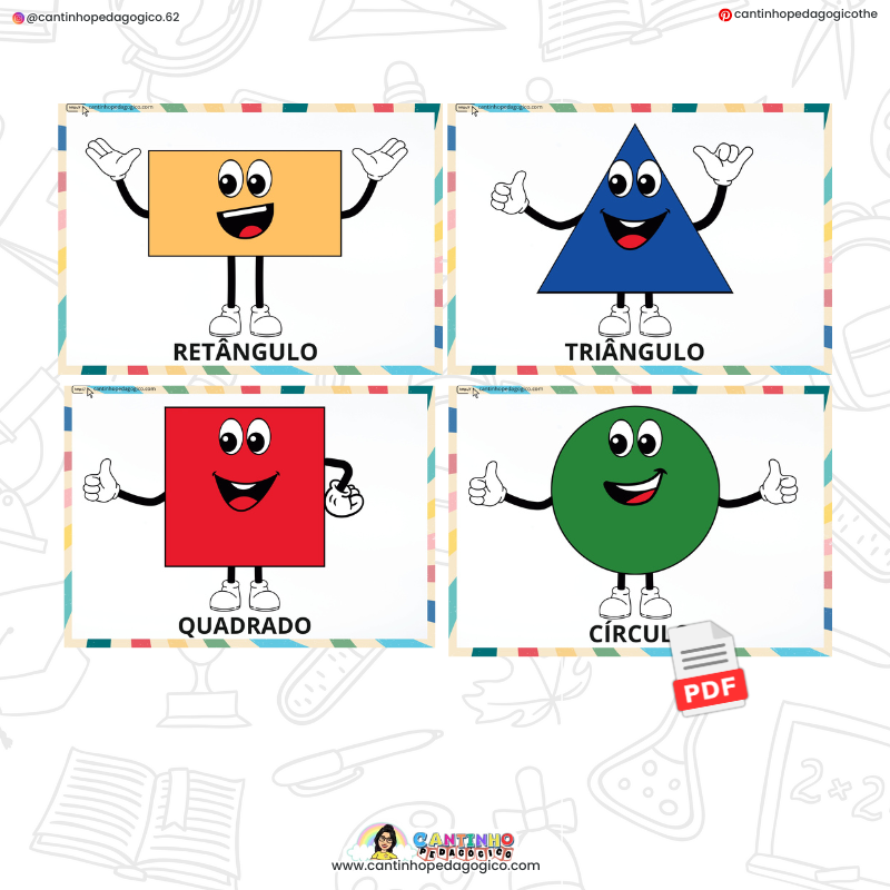 Cartaz das Formas Geométricas