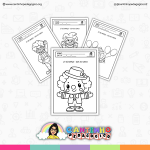 Dia do Circo – 8 Atividades para Colorir e Aprender (PDF)