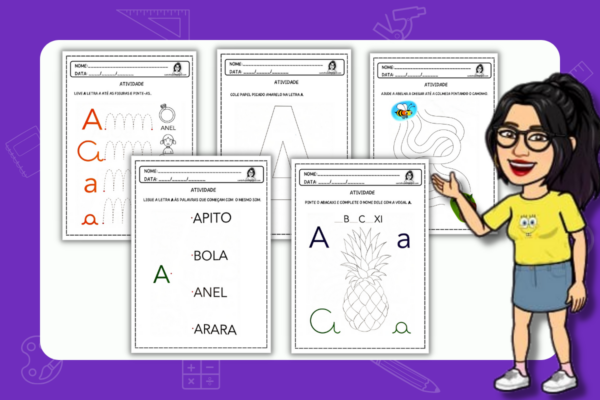 atividade vogal a educação infantil